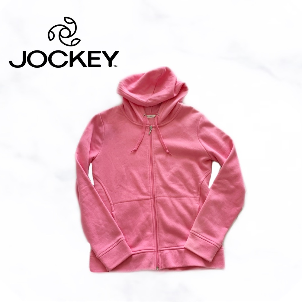 JOCKEY Pink Zip Up Hoodie SZ S